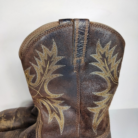 Ariat WorkHog Waterproof Composite Toe Boot Brown Leather Men's Shoe Size 9.5D - Picture 7 of 11